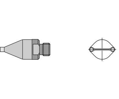 T0058727775 Weller Hot Air Nozzle