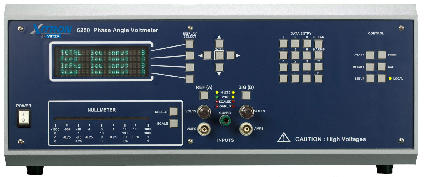 6250 Xitron Phase Angle Meter Used