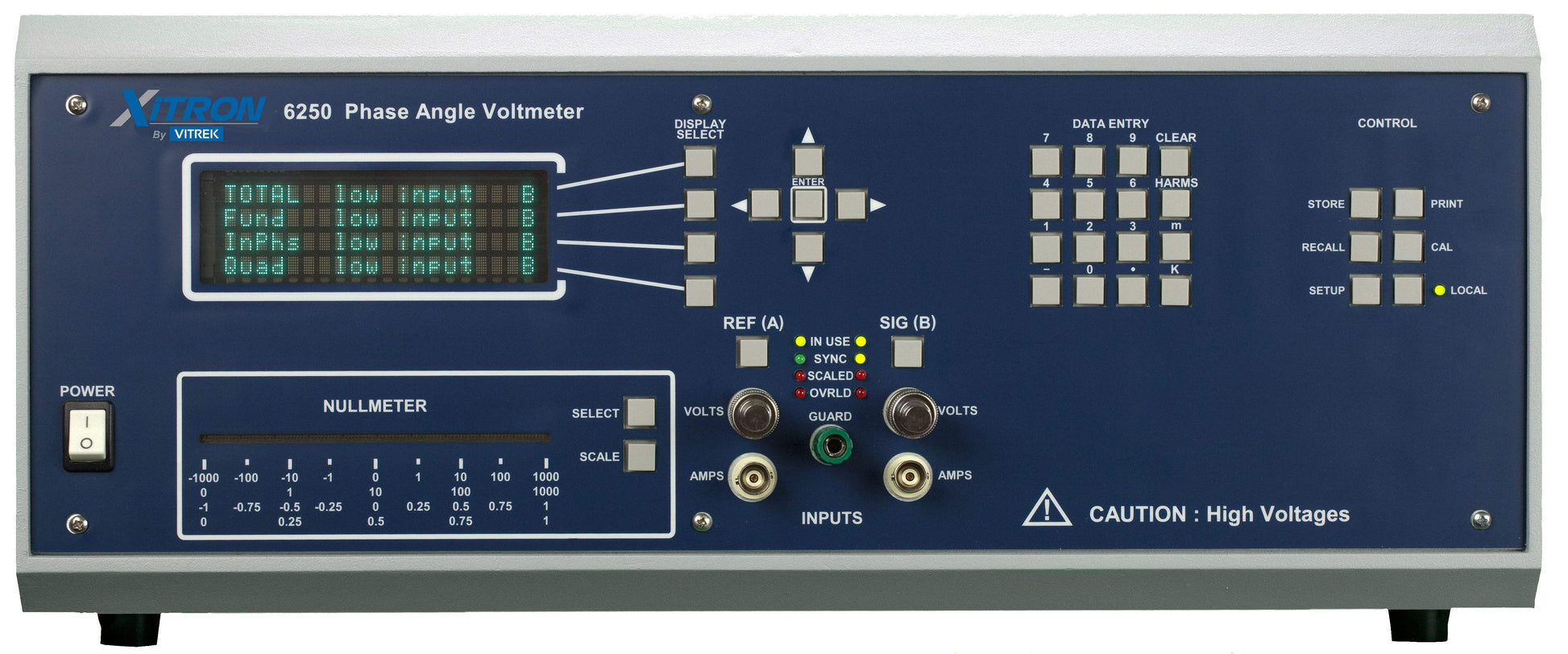 6250 Xitron Phase Angle Meter