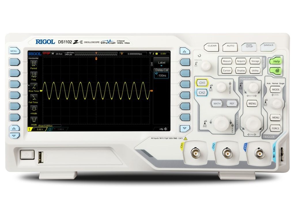 DS1102Z-E Rigol 100 MHz 2 Channel 1 GS/s 24 MPts Digital ...